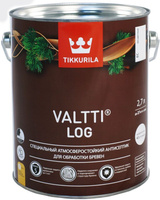 TIKKURILA Valtti Log Base EC антисептик для обработки брёвен прозрачный под колеровку (2,7л)