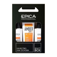 EPICA PROFESSIONAL Набор для восстановления и питания волос (шампунь 250 мл + кондиционер 250 мл + маска 250 мл) Amber S