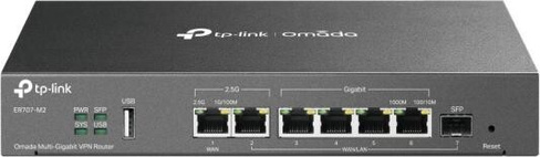 Межсетевой экран TP-Link Omada ER707-M2 10/100/1000/2500BASE-T черный TP-LINK