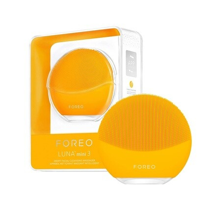 FOREO LUNA mini 3 Силиконовая щетка для очищения лица цвета подсолнуха желтого цвета для всех типов кожи с массажем T-So