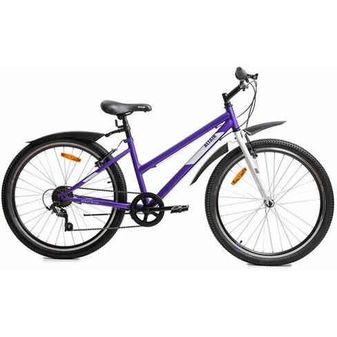 Горный велосипед Altair - MTB HT 26 Low (2022), 15, Фиолетовый / Белый ALTAIR