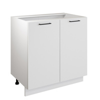 Шкаф - стол 80см с двумя дверцами Simple Н800 Белый/ Белый 00-00020859 Атмосфера