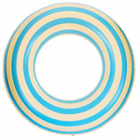 Круг для плавания 80 см, цвет белый/голубой На волне