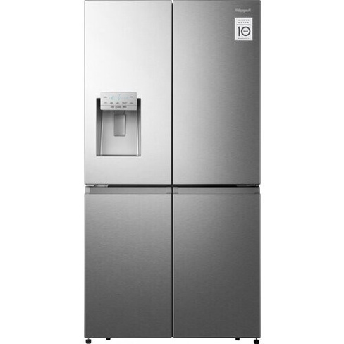 Отдельностоящий холодильник с инвертором и генератором льда Weissgauff WCD 685 NFX NoFrost Inverter 3 года гарантии, зон