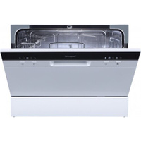 Настольная посудомоечная машина Weissgauff TDW 4106 Led,3 года гарантии, 5 программ, быстрая, интенсивная, 6 комплектов