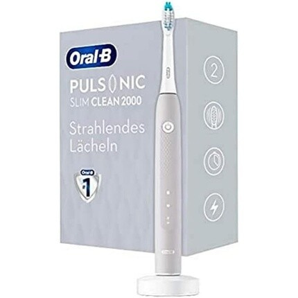 Зубная щетка Oral-B Pulsonic Slim Clean 2000 Sonic для взрослых, серая, Oral B