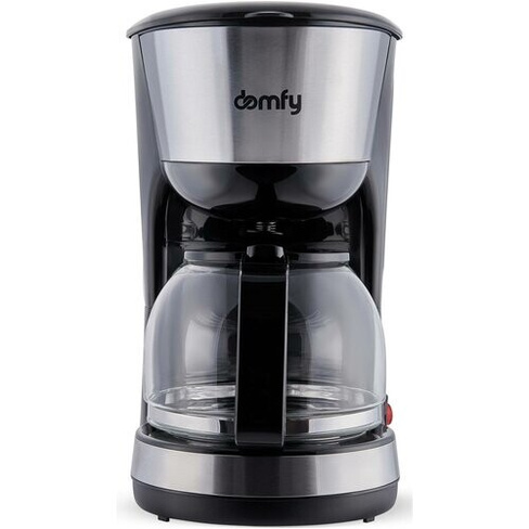 Кофеварка капельная Domfy metal DSM-CM301 черный/серебристый domfy