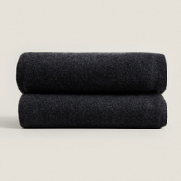 Плед Zara Home Cashmere Knit, темно-серый
