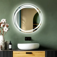 Зеркало для ванной Орлеан DSO70 с подсветкой сенсорное 70 см круглое Без бренда DSO70 Орлеан