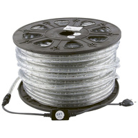LED шнур LUAZON-LIGHTING 13 мм, круглый, 100 м, мерцание, белый (2311302)