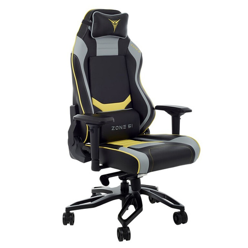 Игровое кресло ZONE-51 Cyberpunk Yellow/Grey (Z51-CBP-YG)
