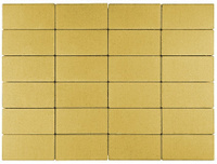 Тротуарная плитка «Классика» 60 мм Цвет Желтый 100*200 (13,2 кв.м.)