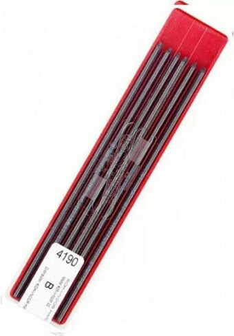 Карандаш Koh-I-Noor Стержни для цангового карандаша, для технического рисования и растушевки, 2 мм, 12 штук в упаковке