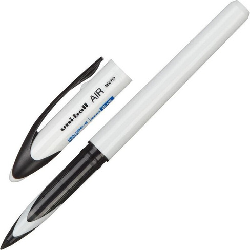 Ручка Uni Роллер Uni-Ball Air синий (белый корпус, толщина линии 0.45 мм)
