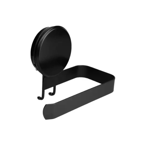 Держатель для туалетной бумаги Аквалиния W8002-12 керамика цвет черный АКВАЛИНИЯ W8002-12 на липучке