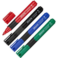 Набор маркеров для бумаги для флипчартов Attache Selection 4 цвета (толщина линии 2-3 мм) круглый наконечник