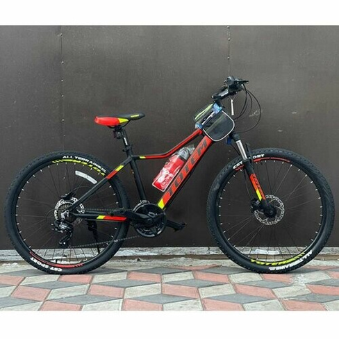 Горный велосипед Totem Y680-L с гидравлическими тормозами красный