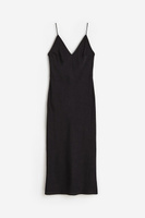 Платье H&M V-neck Slip, черный