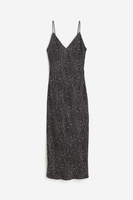 Платье H&M V-neck Slip, черный