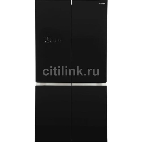 Холодильник трехкамерный Hitachi R-WB720VUC0 GBK инверторный черный