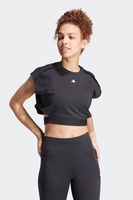 Короткая футболка без рукавов Performance Training Power Aeroready adidas, черный