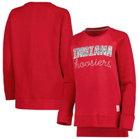 Женский пуловер с реглановым принтом Pressbox Crimson Indiana Hoosiers, толстовка