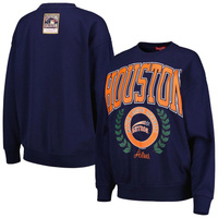 Женский темно-синий пуловер с логотипом Mitchell & Ness Houston Astros Logo Lt 2.0