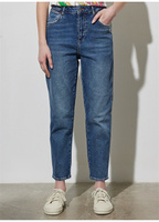 Женские джинсовые брюки с высокой талией и узкими штанинами для мам Wrangler