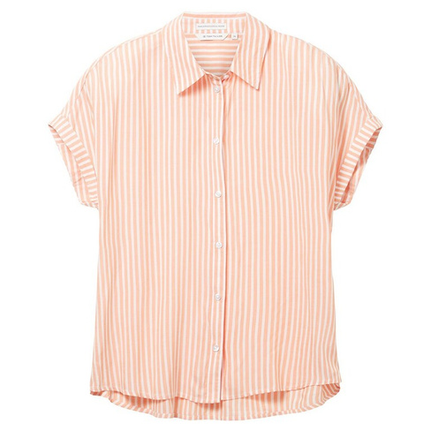 Блузка Tom Tailor Striped 1035881, оранжевый
