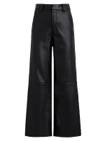 Укороченные брюки Mia из искусственной кожи Joe'S Jeans, черный