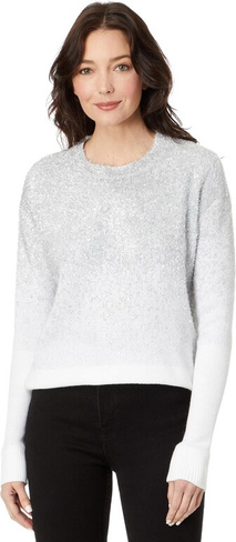 Текстурированный свитер с эффектом омбре Tommy Hilfiger, цвет Silver/Ivory