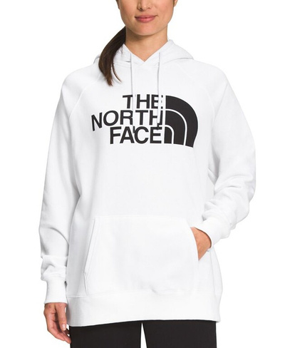 Женский флисовый пуловер с капюшоном с полукуполом The North Face, белый