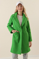 Кашемировое Пальто Oversize - Зеленый Bigdart