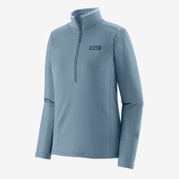 Женская повседневная рубашка на молнии R1 Patagonia, цвет Light Plume Grey - Steam Blue X-Dye