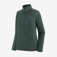 Женская повседневная рубашка на молнии R1 Patagonia, цвет Nouveau Green - Northern Green X-Dye