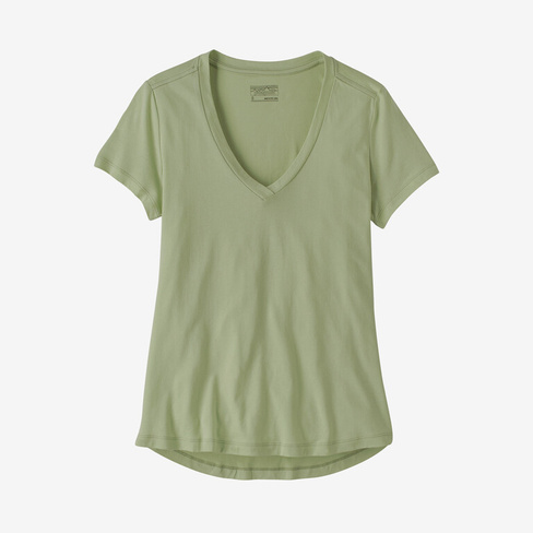 Женская футболка с боковой стороны Current Patagonia, сальвия зеленый