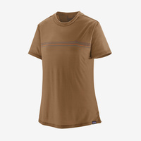 Женская рубашка Capilene Cool Merino с рисунком Patagonia, коричневый