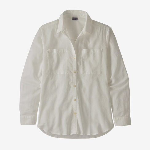 Женская легкая рубашка на пуговицах с кондиционером Patagonia, белый