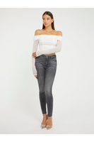 Женские джинсы скинни 1981 года W2YA46D4PZ2-CGR2 Guess, серый