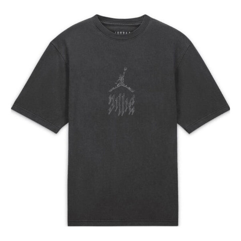 Футболка (WMNS) Jordan x Billie Eilish T-Shirt Asia Sizing 'Black', черный
