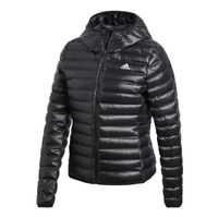 Куртка (WMNS) adidas logo Casual Outdoor Stay Warm Sports Black Down Jacket, черный