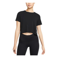 Футболка (WMNS) Nike Solid Color Round Neck Loose Short Sleeve T-shirt Black, черный