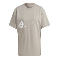 Футболка (WMNS) Adidas By Stella McCartney logo-print T-shirt 'Grey', серый