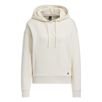 Толстовка (WMNS) Adidas Lounge Hooded Sweatshirt 'Off White', белый