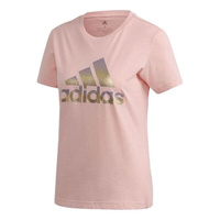 Футболка (WMNS) Adidas Logo T-shirt 'Pink', розовый