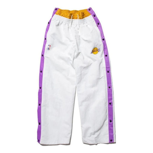 Брюки (WMNS) Nike x AMBUSH NBA Collection Tearaway Trousers 'Lakers - White', белый