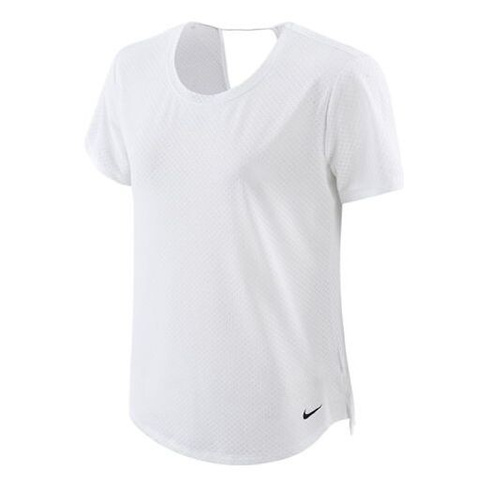 Футболка (WMNS) Nike Dri-Fit One Breathe T-shirt 'White', белый