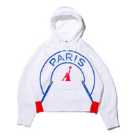 Толстовка (WMNS) Air Jordan Brand AS W J PSG FLC Paris Saint-Germain Knit White, белый