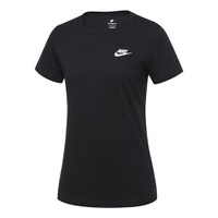Футболка (WMNS) Nike Sportswear Club T-shirt 'Balck', черный