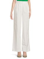 Широкие брюки с высокой посадкой Calvin Klein, цвет Soft White